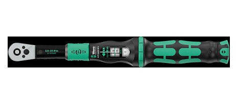 Llave De Torque Wera Con Un Cuarto Pico De Click-Torque Bloquea Un Negro/Verde De 5 R/L, Salida 1/4 ", 2.5 A 25 Nm 05075693001