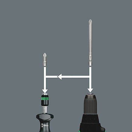 Wera 05059293001 Destornillador Múltiple Destornillador Estándar, Conjuntos De Bits Negro/Verde, De Plástico, Negro / Azul, Negro