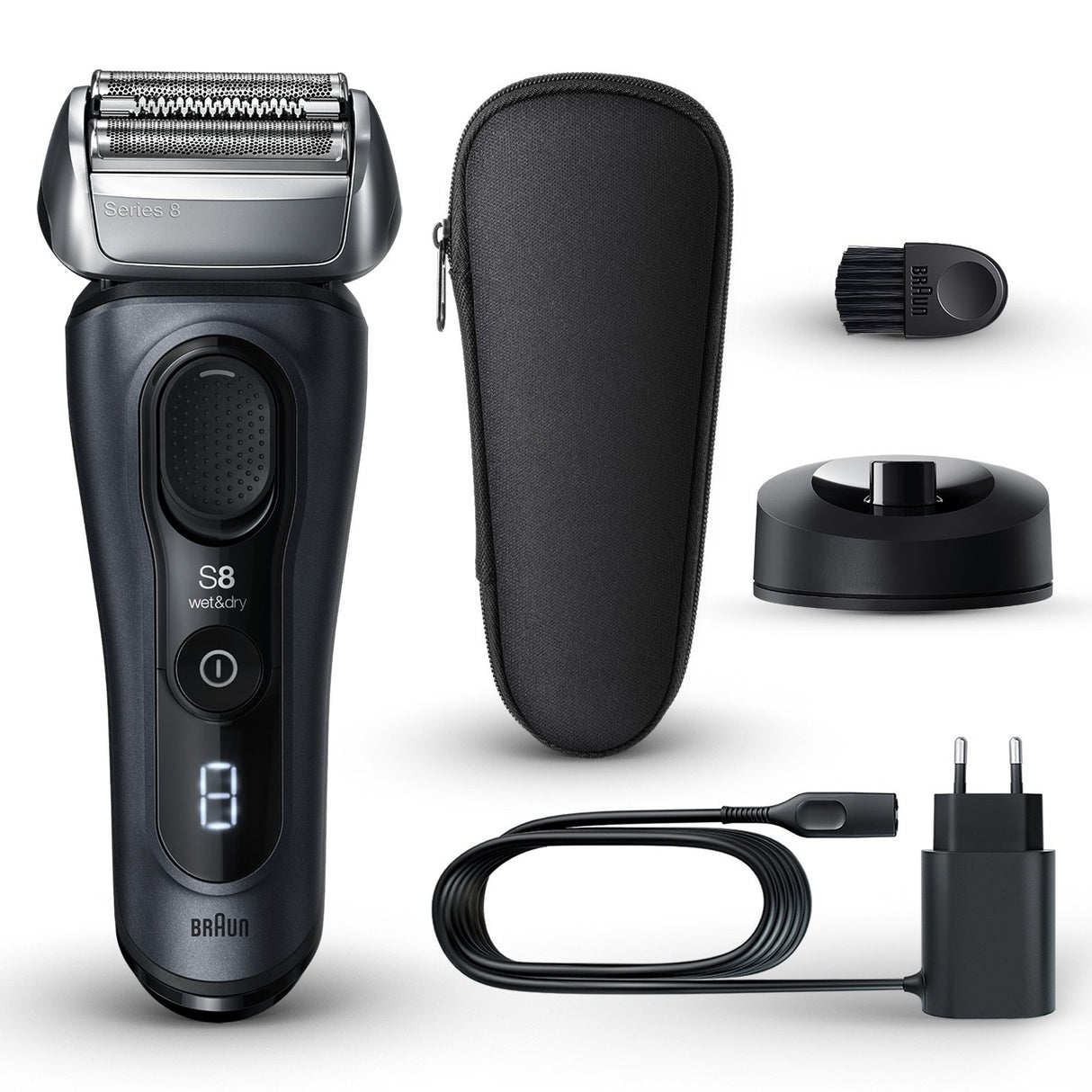 EAN 7500435218009 - Braun Series 8 8513s Máquina de afeitar de láminas Negro imagen 2