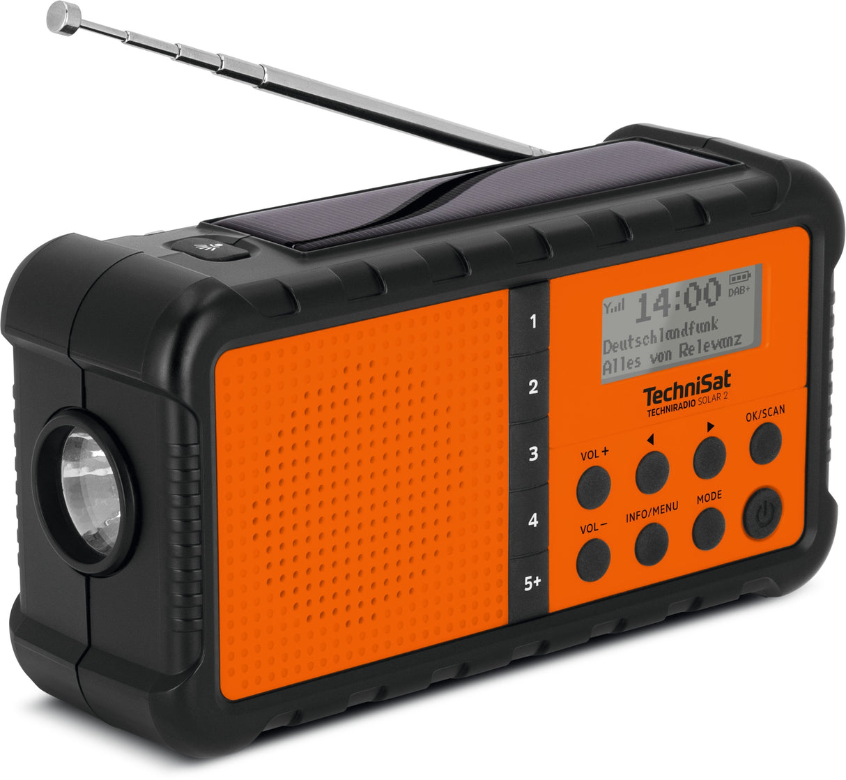Technisat Techniradio Solar 2 Schwarz/Orange