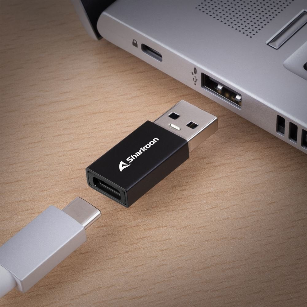 Adaptador Sharkoon Usb 3.2 Gen 1 Officepal, Usb-A > Usb-C / Usb-C > Usb-A