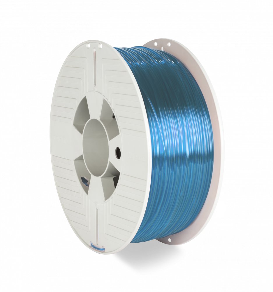 3d Printer Filament Pet-G 1.75mm 1kg Blue Transparent