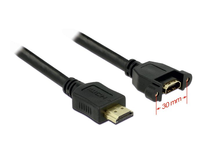 Delock Cable Hdmi-A Macho > Hdmi-A Hembra Para Instalación 1 M