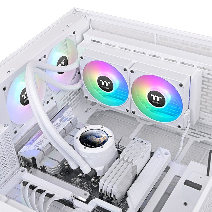 Thermaltake Th240 V2 Ultra Ex Argb Sync All-In-One Liquid Cooler - Snow Edition, Refrigeración Líquida Cl-W425-Pl12sw-A