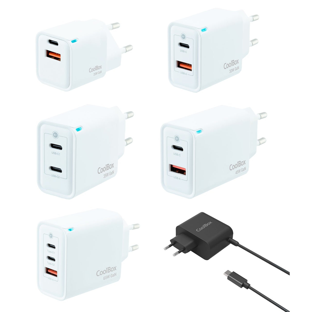 EAN 8436624421006 - CoolBox COO-PACK-GAN cargador de dispositivo móvil Interior imagen 2