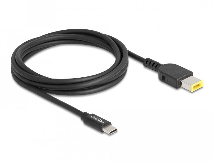 Delock Notebook Ladecable Usb Type-C Stecker Zu Lenovo 11,0 X 4,5 Mm Stecker