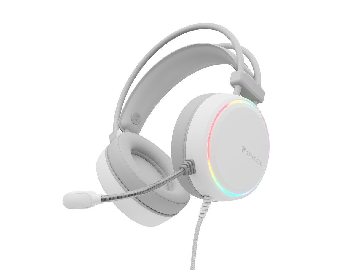 EAN 5901969443431 - GENESIS Neon 613 Auriculares Alámbrico Diadema Juego USB tipo A Blanco imagen 4