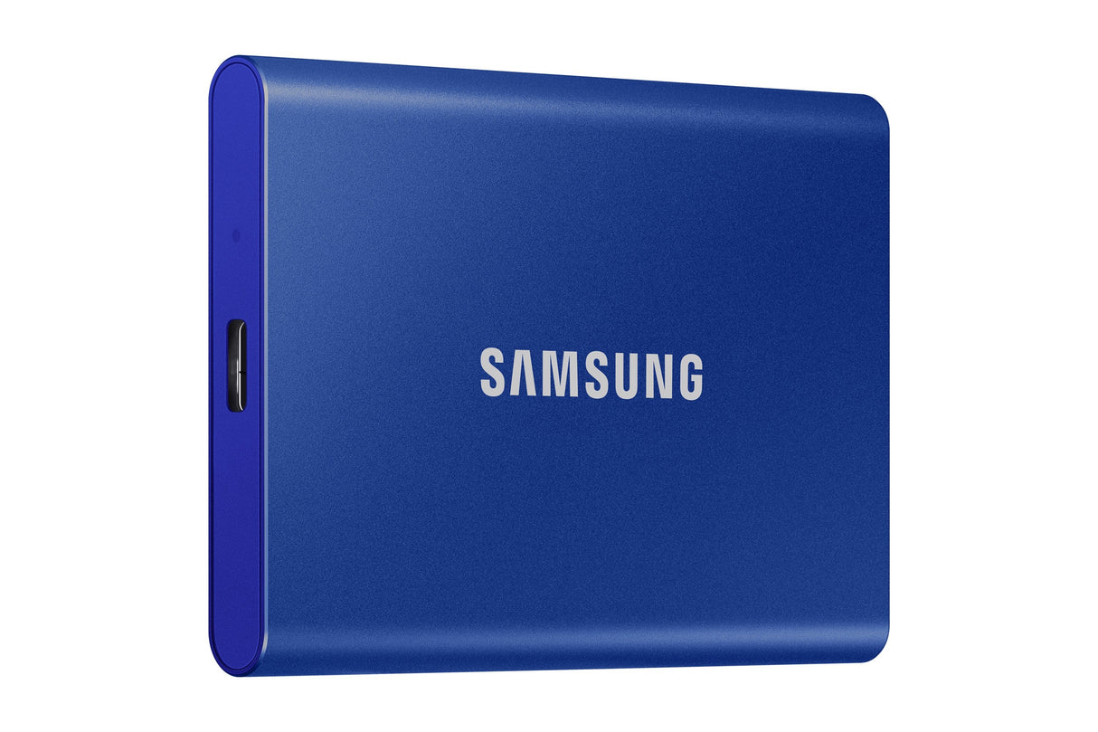 Disco Externo Ssd Samsung 2tb Portable T7 Usb3.2 Gen.2 Indigo Blue