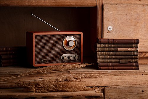 Radio Adler Ad 1171 Retro With Bluetooth, Brown