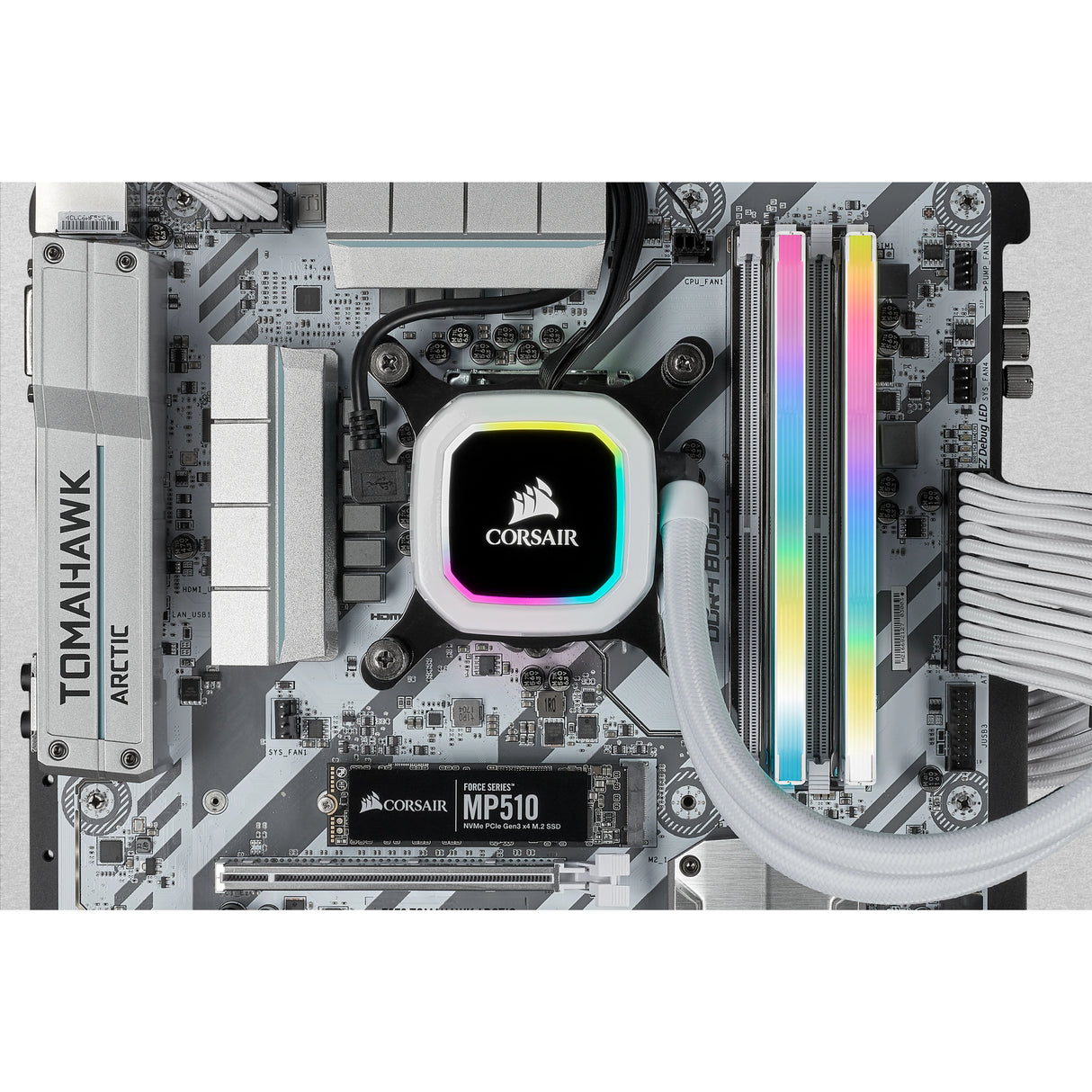 EAN 840006632160 - Corsair Vengeance RGB Pro CMH32GX4M4E3200C16W módulo de memoria 32 GB 4 x 8 GB DDR4 288-pin DIMM imagen 4