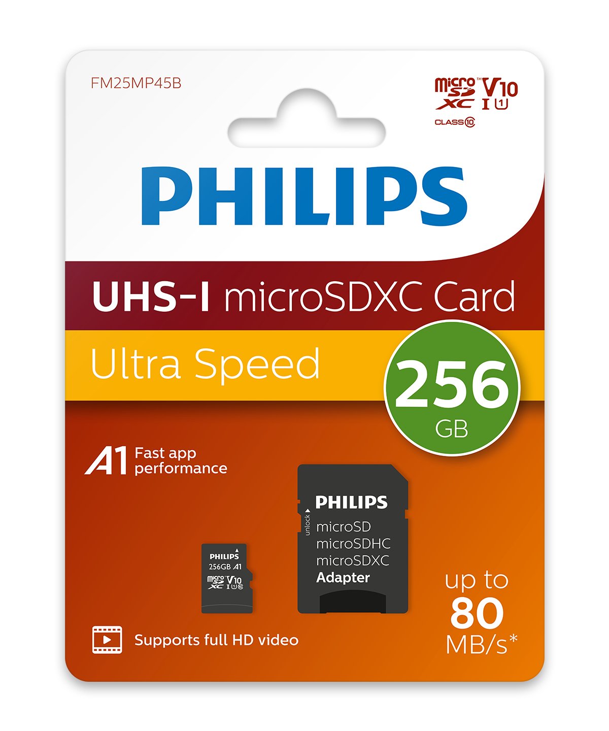 EAN 4895229133532 - Philips FM25MP45B/00 memoria flash 256 GB MicroSDHC UHS-I Clase 10 imagen 2