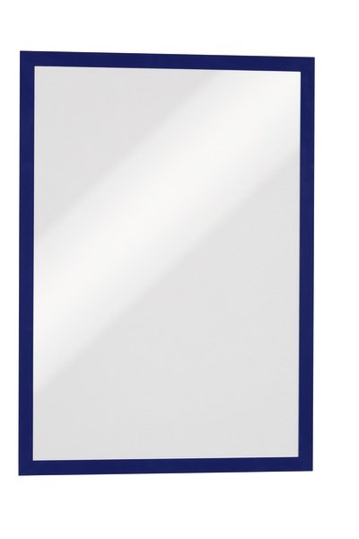 Durable Duraframe - Soporte Para Documentos - Montaje Superficial - Para A3 - Doppelseitig - Azul Oscuro (Paquete De 2)