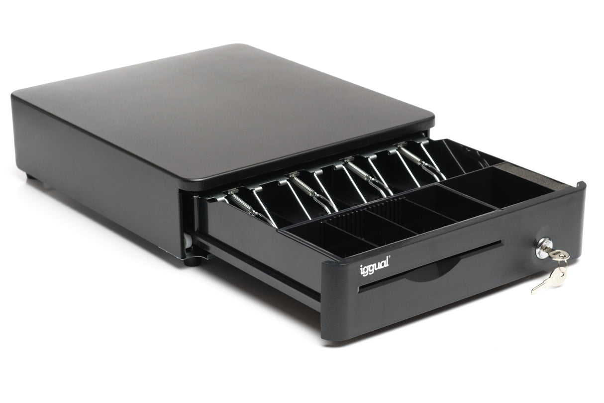 Iggual Cajón Portamonedas Iron-10r 38cm 4+5 Negro