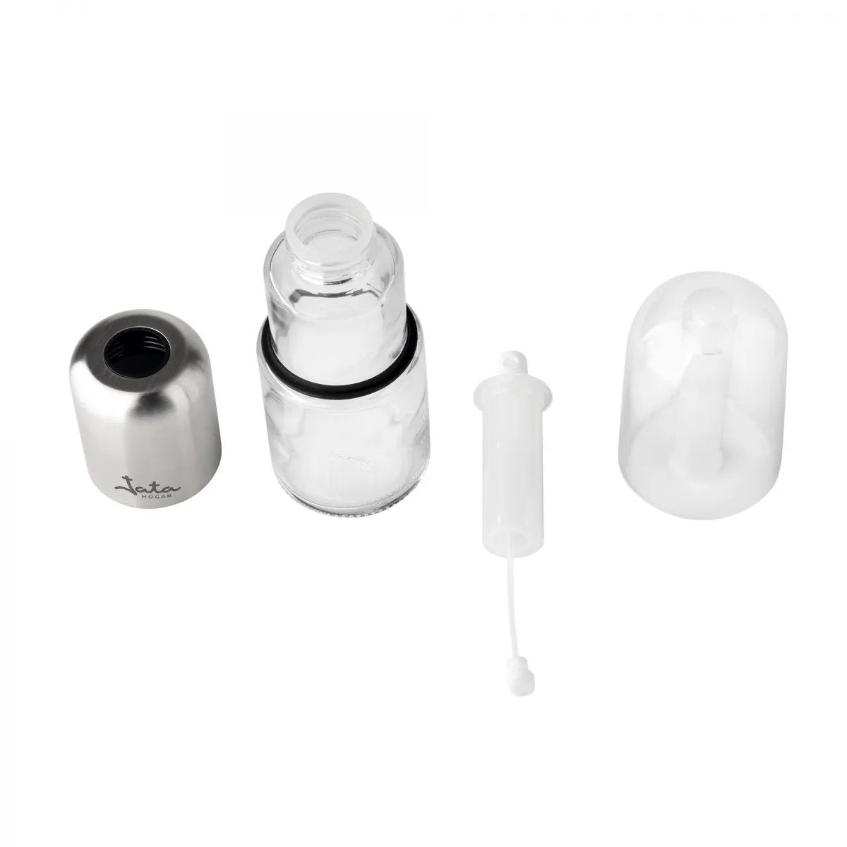 EAN 8436584384397 - JATA HACC4539 dispensador de aceite/vinagre 0,15 L Botella Vidrio, Acero inoxidable Acero, Transparente imagen 3