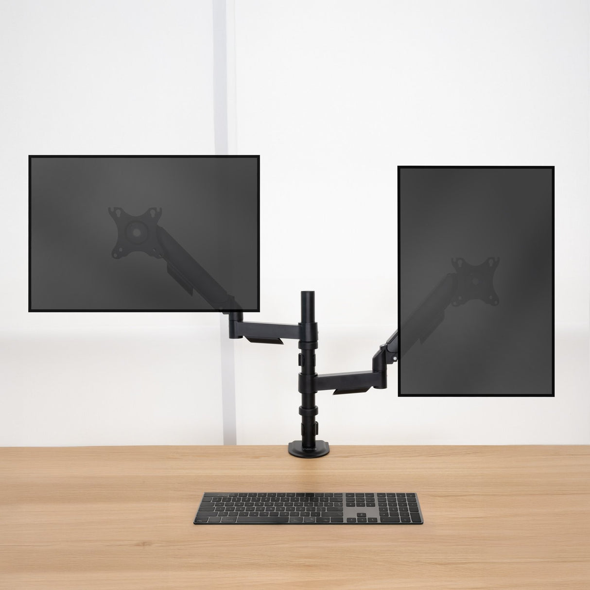 EAN 8433281016477 - TooQ DB1533TNR-B soporte para monitor 81,3 cm (32") Escritorio Negro imagen 5