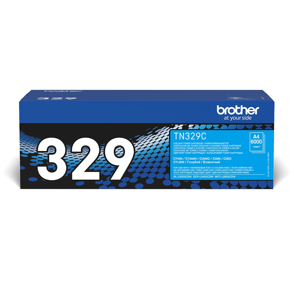 EAN 4977766735063 - Brother TN-329C cartucho de tóner 1 pieza(s) Original Cian imagen 1