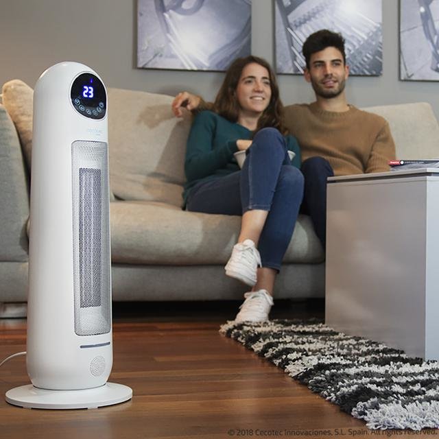 Calefactor Bano Ceramico Cecotec Ready Warm 10100 Smart Ceramic Vertical 2000w