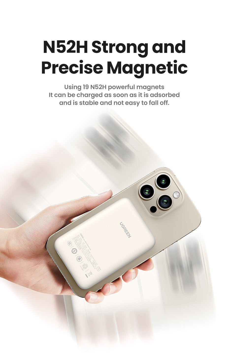 Ugreen 10000mah Mini Powerbank Wireless 20w With Magsafe White