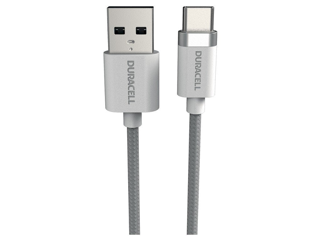 Duracell Duracell 1m Usb-A To Usb-C 2.0 Braided Para For All Type-C Smartphones Usb6061w