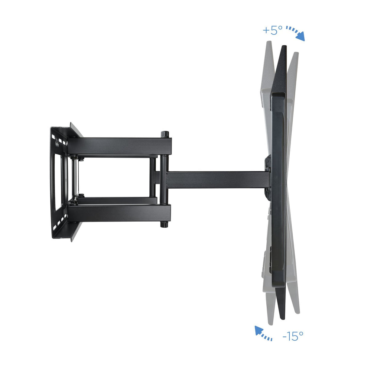 Tooq Soporte De Pared Con Doble Brazo Articulado Para Tv De 60"-100" - Giratorio E Inclinable - Peso Max 80kg - Vesa