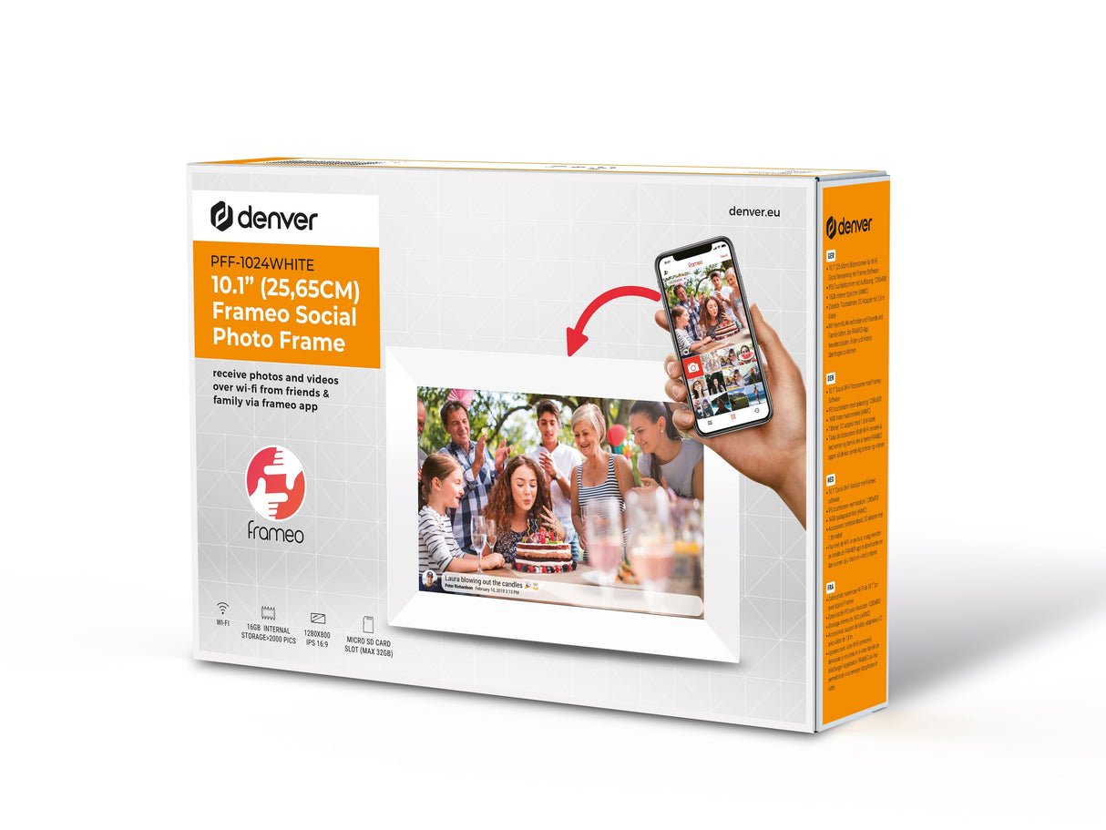 Marco Digital Denver Pff 1024wmk2 Photoframe 10.1" Wifi