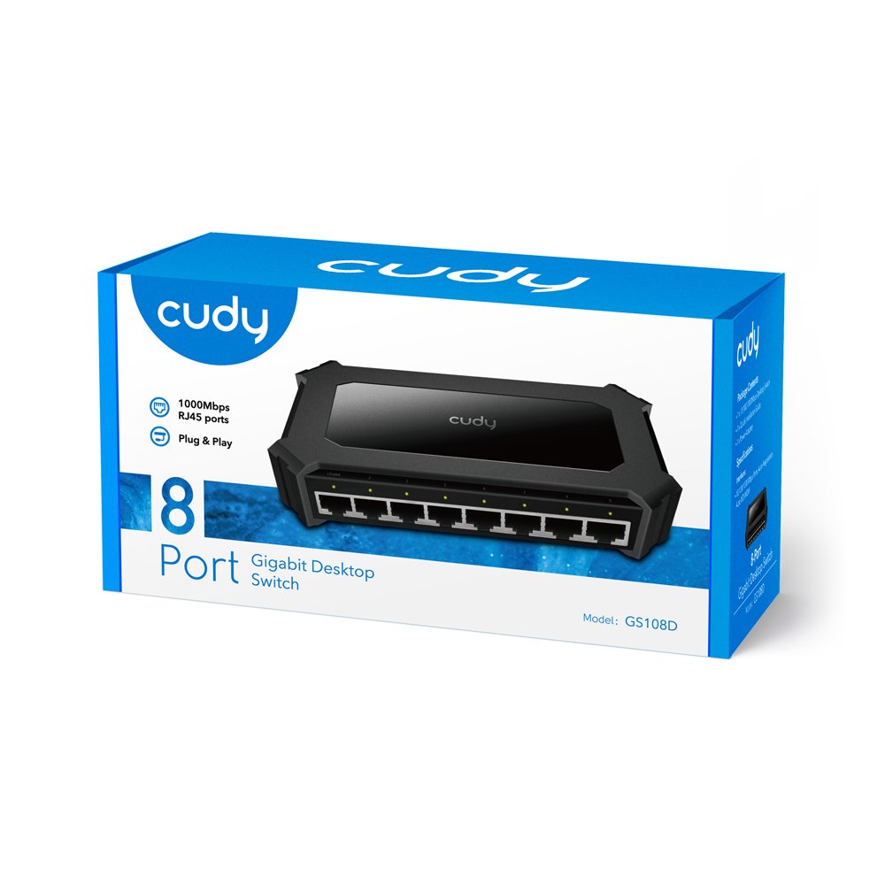 Switch Cudy 8-Port Gigabit Desktop Switch Gs108d