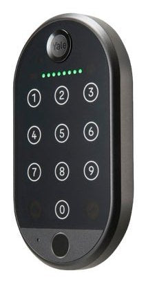 Yale 05/303000/Bl Smart Keypad 2 - Teclado Numérico Con Lector De Huellas Dactilares Negro