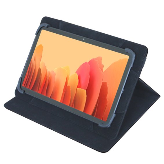 Funda Universal Silver Ht Estampada Para Tablet 9pulgadas A 11pulgadas Cool Ice Pop Metal Rojo Puntos Azules
