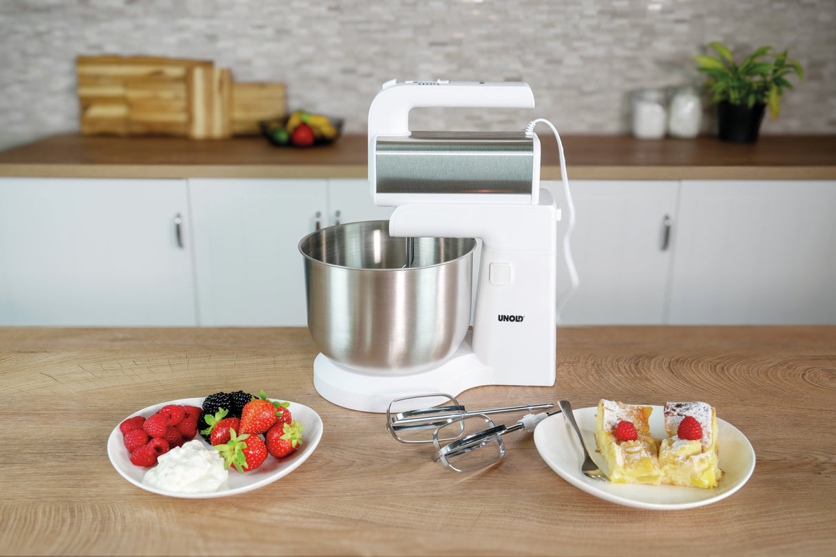 Unold Hand Blender Con Mixing Bowl Hannah White Silver (78720)