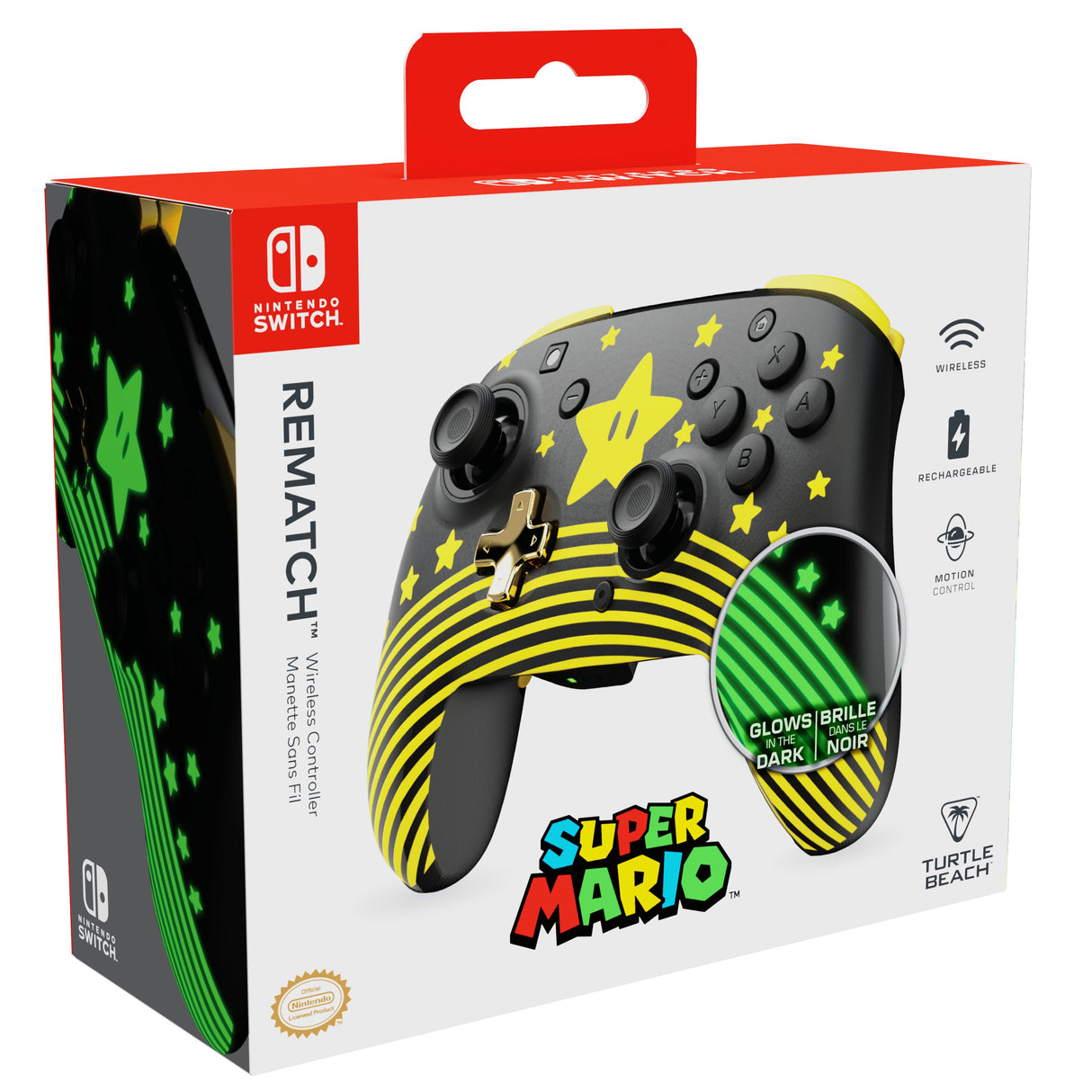 EAN 0840454400113 - Turtle Beach Rematch Negro, Oro, Amarillo Bluetooth Gamepad Nintendo Switch, Nintendo Switch 2, Nintendo imagen 12
