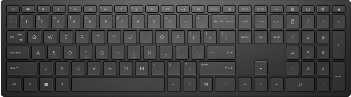 Hp Pavilion Wireless Keyboard 600 Black Teclado Universal Rf Inalámbrico
