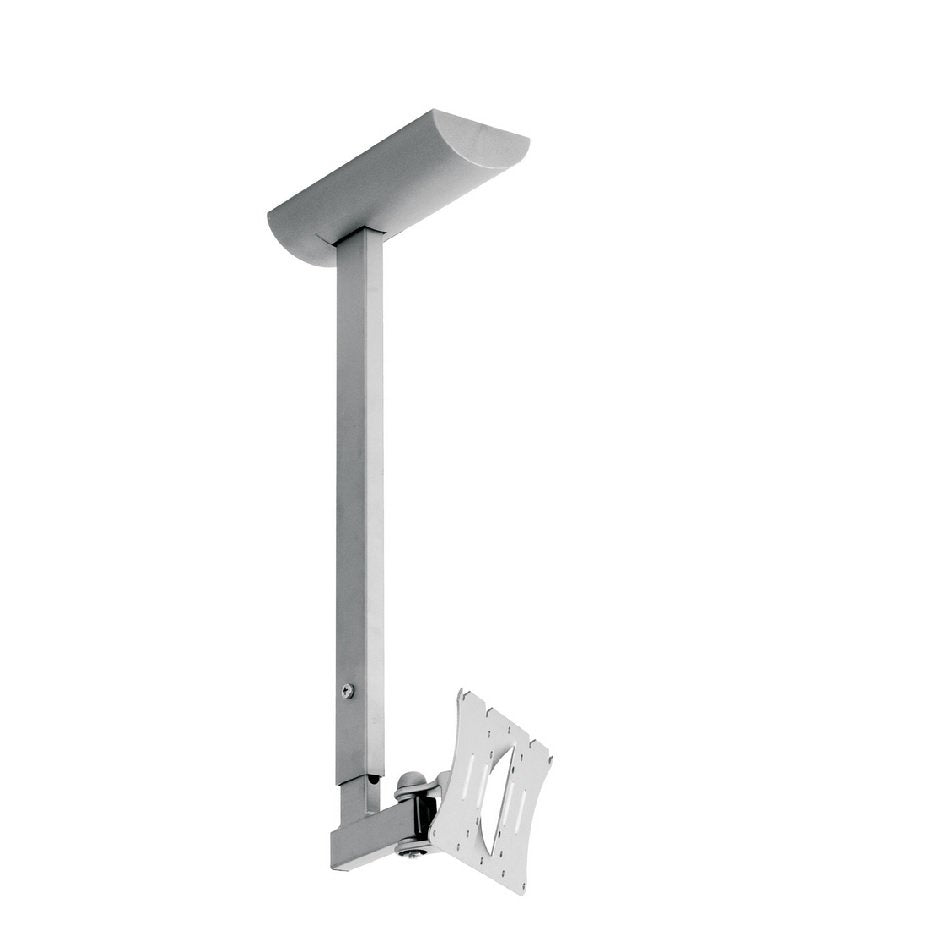 Soporte Techo Omb Hisolution Orientable Vert. +-20º Giro 190º Vesa 50/ 75/ 100/ 200 Max 20kg Color Plata