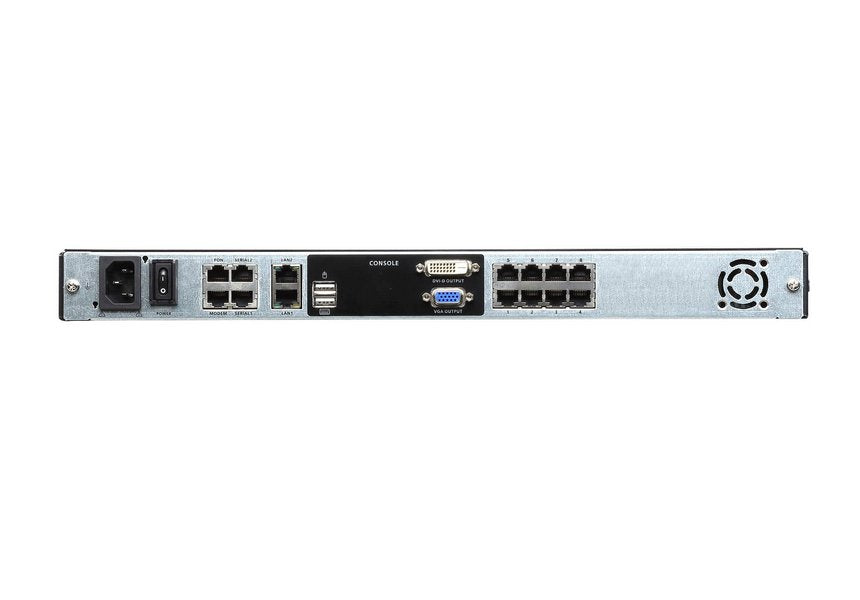 8-Port 19" Lcd Cat5e/6 Kvm Over Ip Switch Dual Rail - Kl1108vn-Axa-Gg