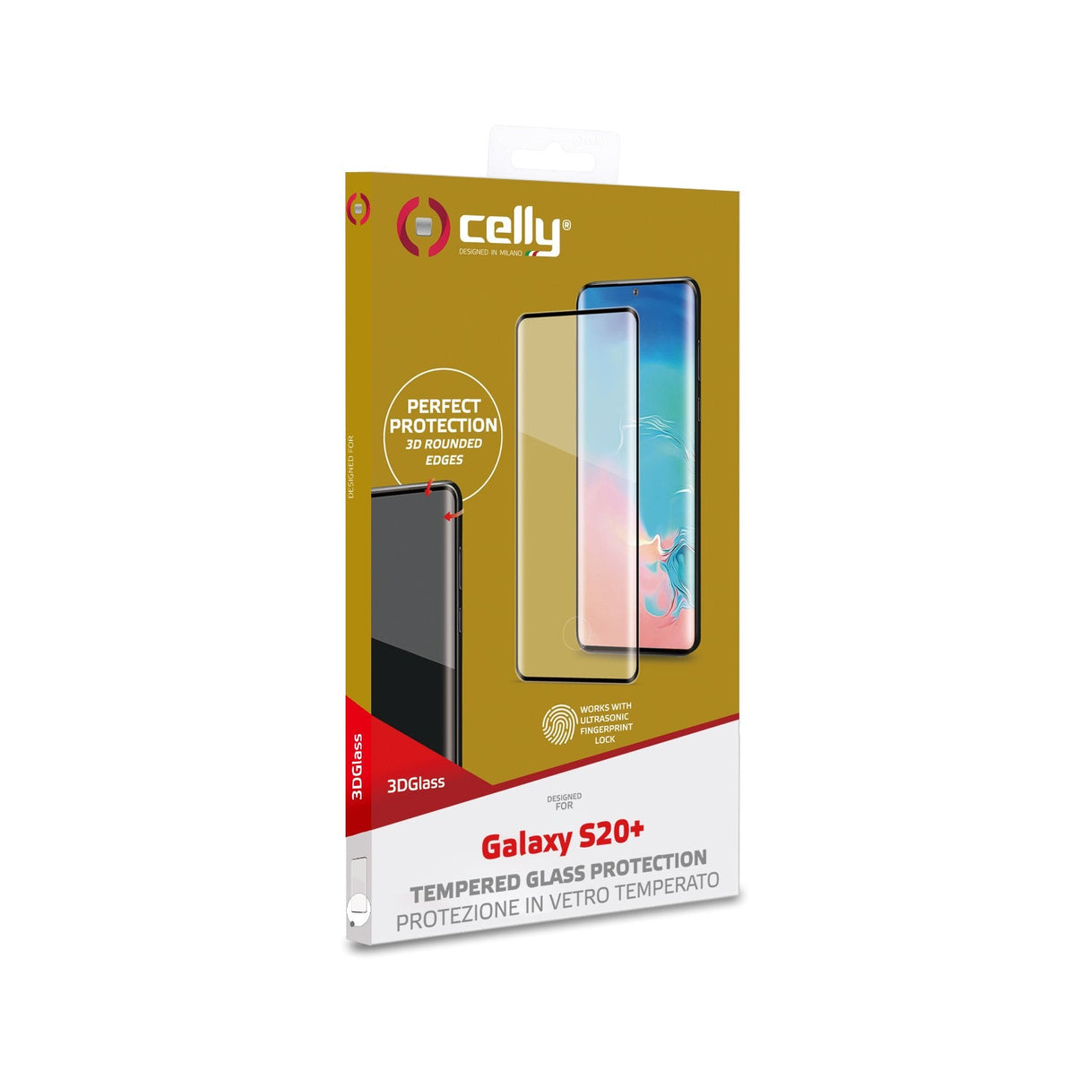 Celly 3dglass990bk Protector De Pantalla Teléfono Móvil/Smartphone Samsung 1 Pieza(S)