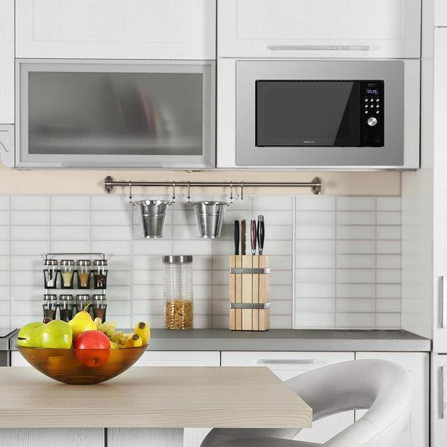 EAN 8435484013802 - Cecotec 01380 microondas Negro, Acero Microondas con grill Integrado 20 L 700 W imagen 3