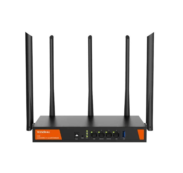 Tenda W30e Ax3000 Router Inalámbrico Gigabit Ethernet Doble Banda (2,4 Ghz / 5 Ghz) Negro