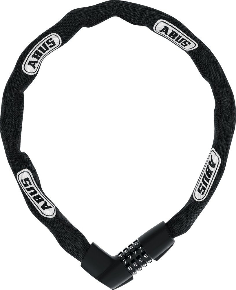 EAN 4003318485664 - ABUS 48566 candado para bicicleta Negro, Blanco 850 mm Candado con cadena imagen 1