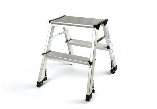 Wedo Trittleiter Mobil Aus Aluminium Tüv Gs
