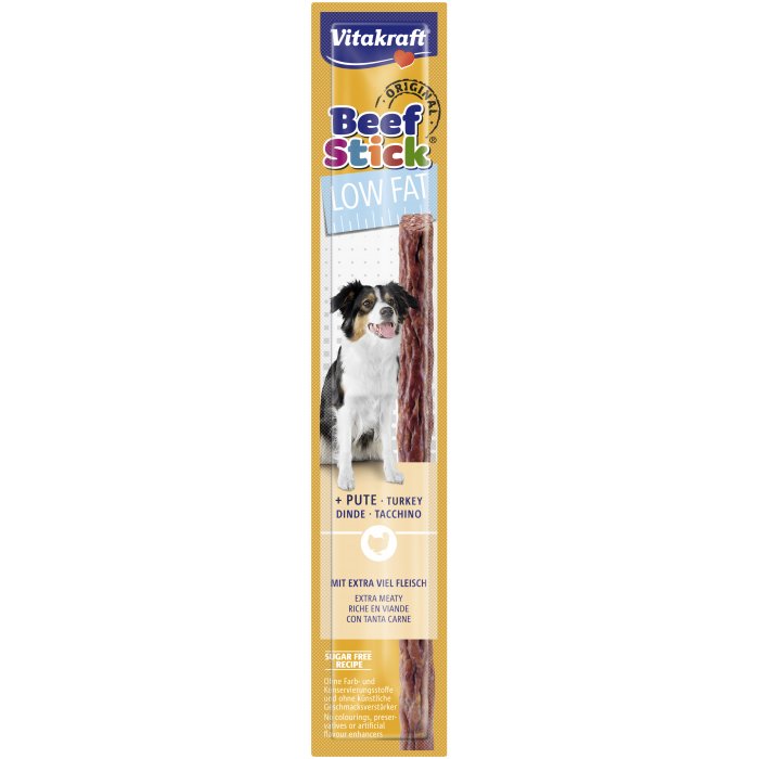 Golosina Para Perros Vitakraft Beef Stick Low Fat With Turkey 12 G