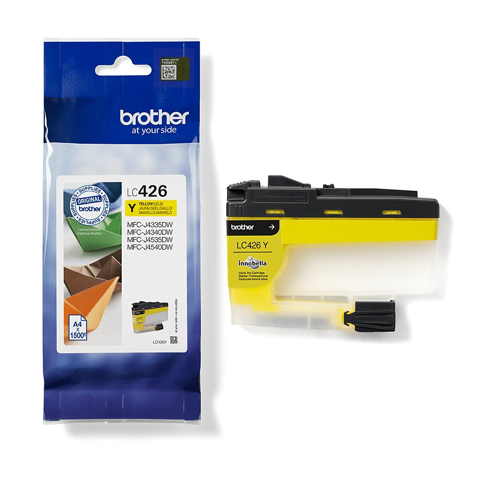 EAN 4977766809504 - Brother LC-426Y cartucho de tinta 1 pieza(s) Original Amarillo imagen 5