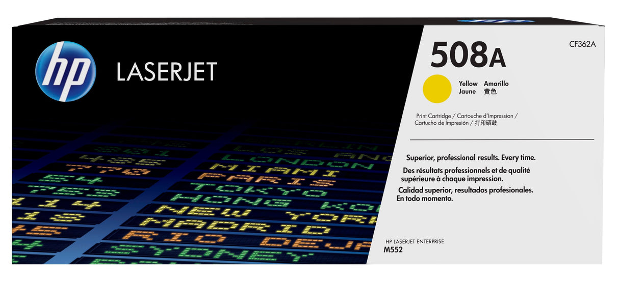 EAN 0888793237588 - HP 508A Yellow Original LaserJet Toner Cartridge cartucho de tóner 1 pieza(s) imagen 1