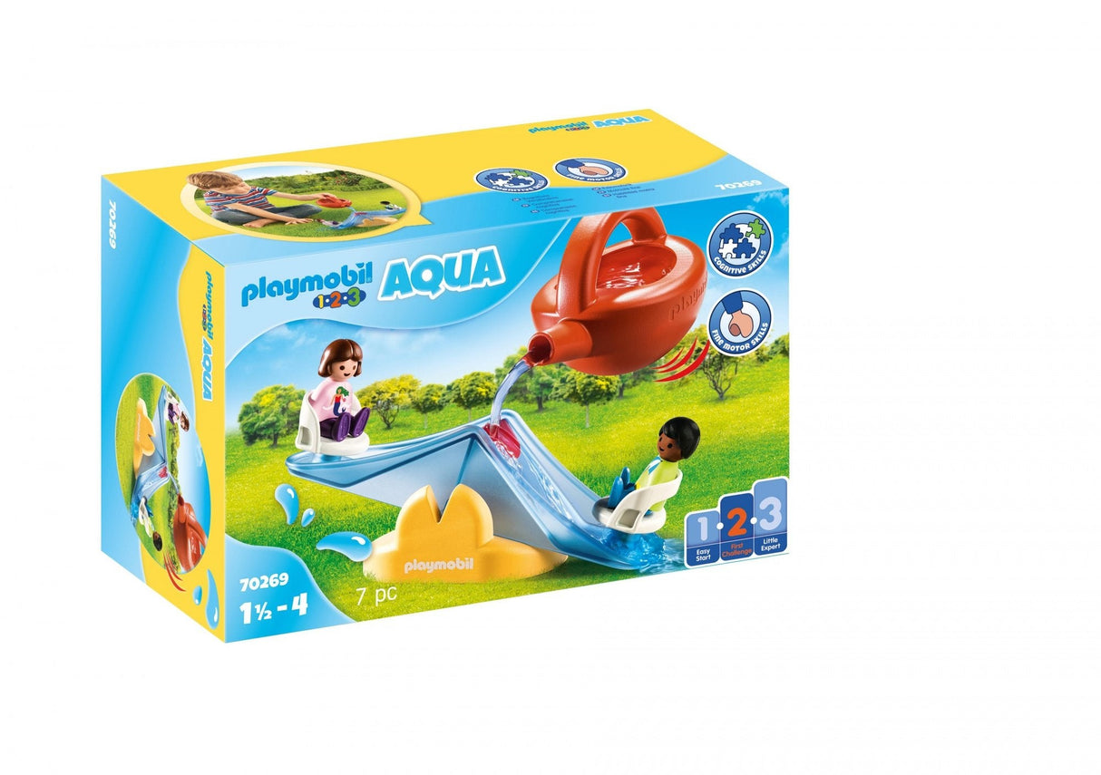 Playmobil 1 2 3 Balancín De Agua Aqua Con Regadera 70269