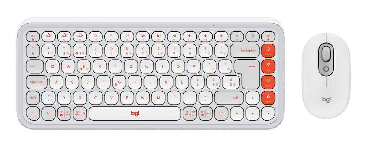 EAN 5099206128309 - Logitech 920-013276 teclado Ratón incluido Universal Bluetooth QWERTZ Suizo Blanco imagen 1