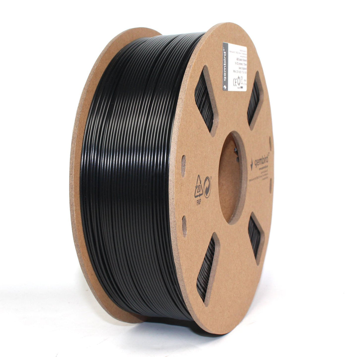 EAN 8716309088350 - Gembird 3DP-ABS1.75-01-BK material de impresión 3d ABS Negro 1,4 kg imagen 2
