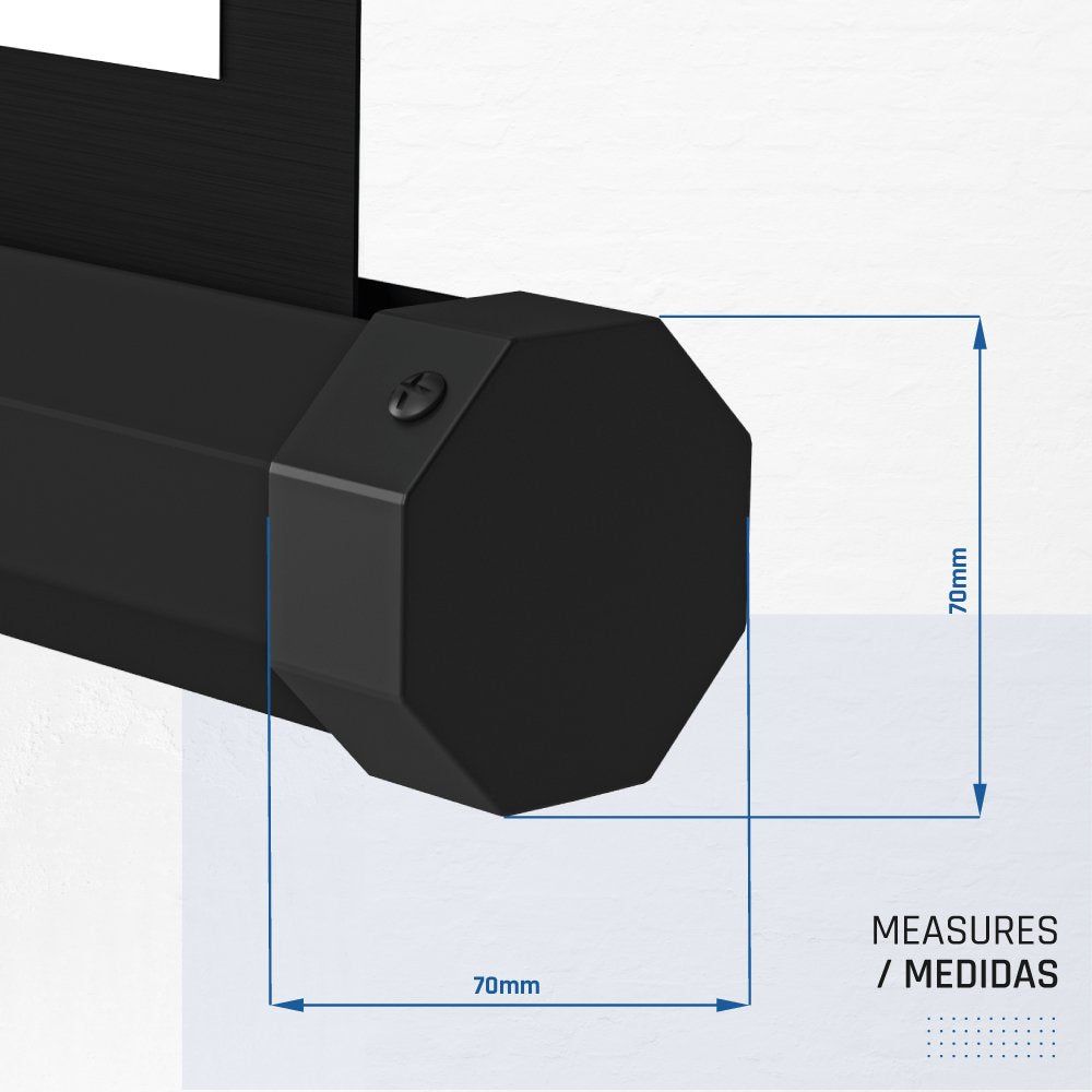 Iggual Pantalla Mural 200x200 Cm Con Trípode+Bolsa