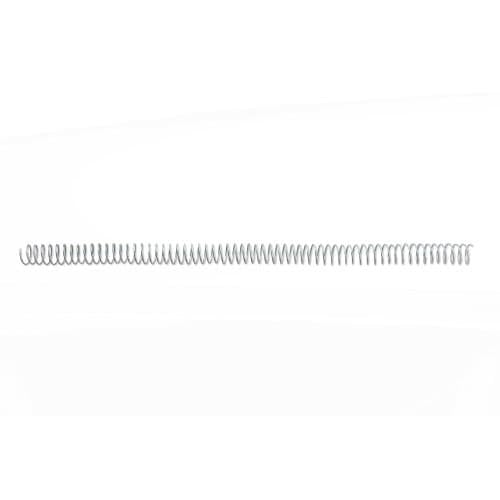 Gbc Espiral Metálica 6mm 20 Hojas Negro Paso 5.1 Caja De 100