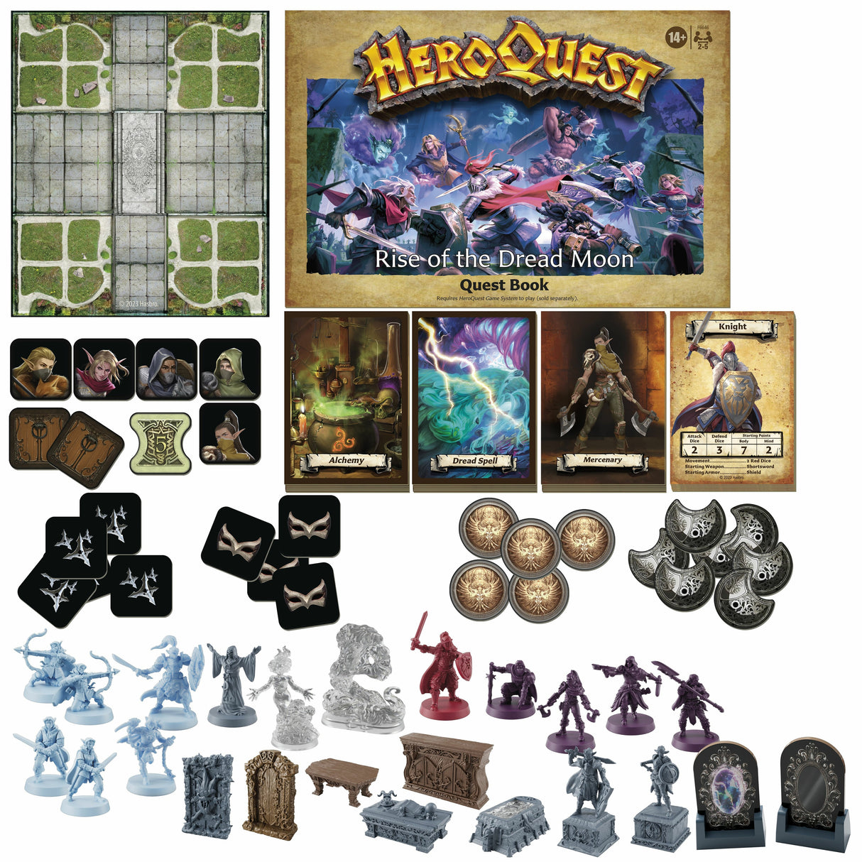 Expansion Juego De Mesa Salida De La Temible Luna Heroquest Ingles