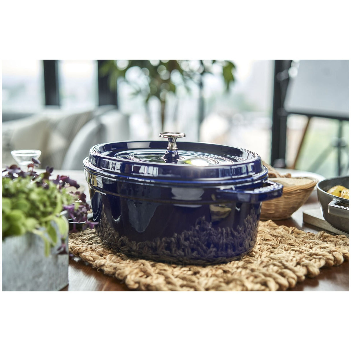 Sartén Staub Cocotte, Azul, Hierro Fundido, 4,25 L, 1 Pieza(S), 29 Cm