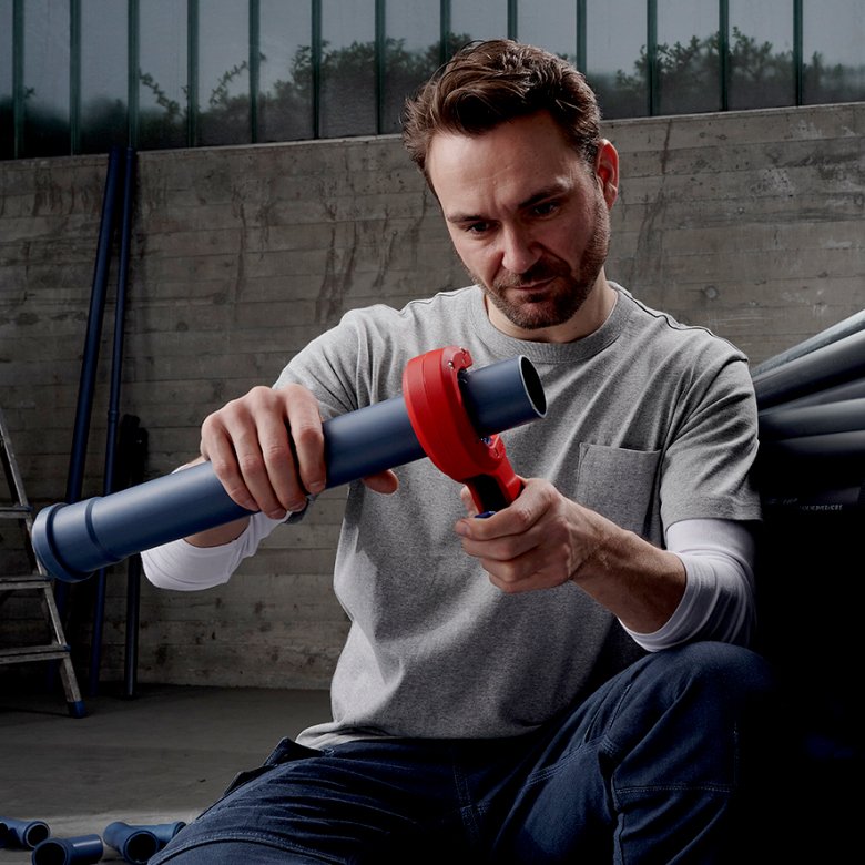 Cortatubos Knipex Dp50 90 23 01 Bk (Rojo Azul) 90 23 01 Bk