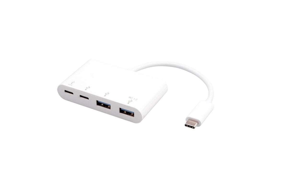 EAN 5704174838180 - eSTUFF ES625002 hub de interfaz USB 3.2 Gen 1 (3.1 Gen 1) Type-C 10000 Mbit/s Blanco imagen 1